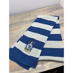 Wizarding World Of Harry Potter Ravenclaw House Knit Scarf Cosplay Costume Blue